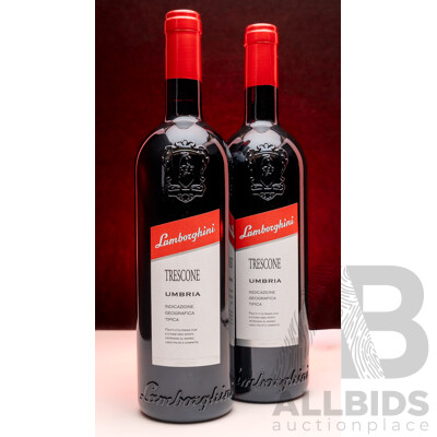 Lamborghini Trescone Cabernet Merlot Sangiovese 750ml - Lot of 2 Bottles - Total RRP $316