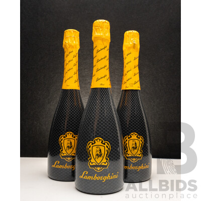 Lamborghini V12 Brut Pinot Noir Chardonnay NV 750ml - Lot of 3 Bottles - Total RRP $567
