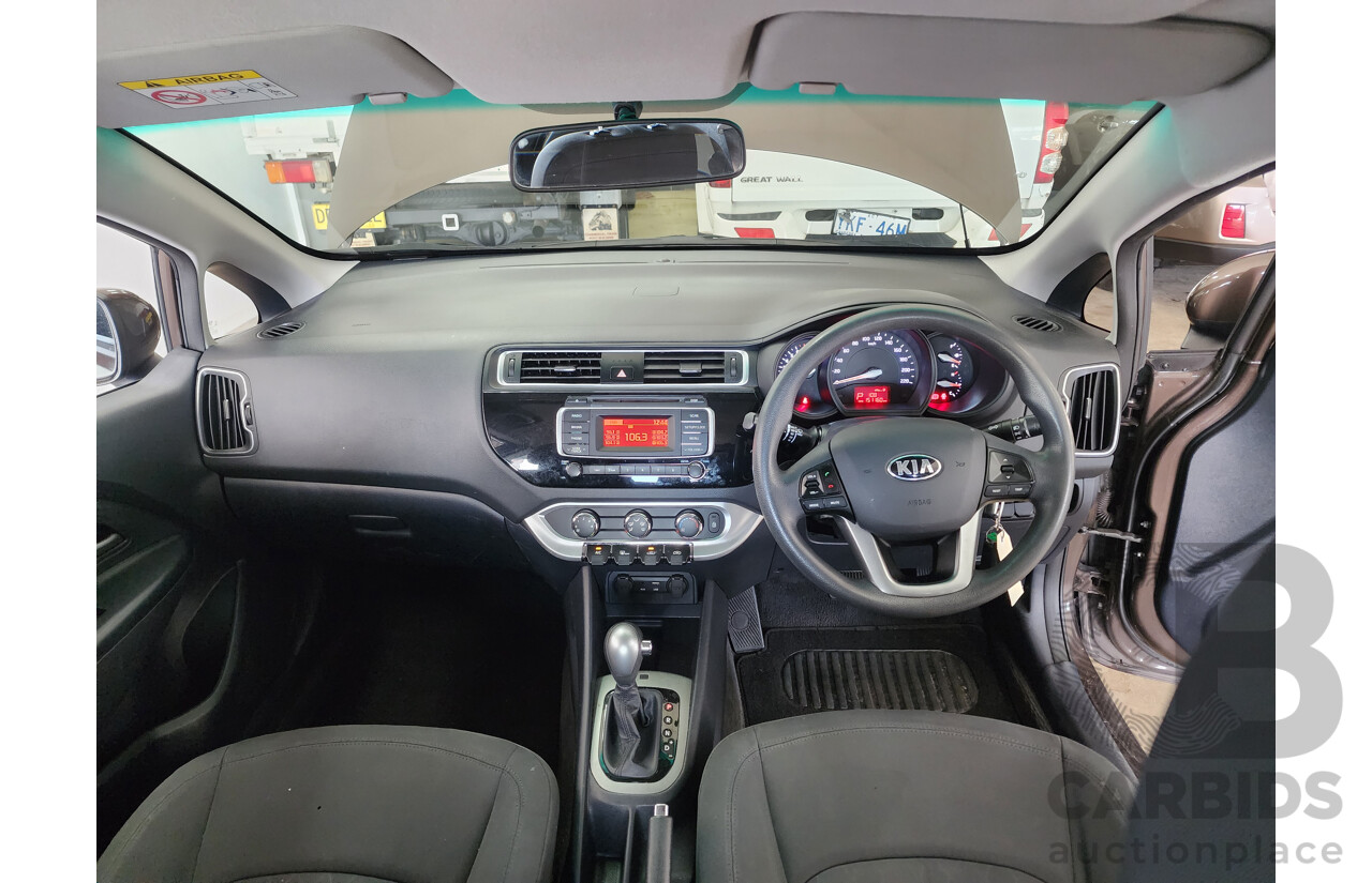 7/2016 Kia RIO S UB MY16 3d Hatchback Brown 1.4L