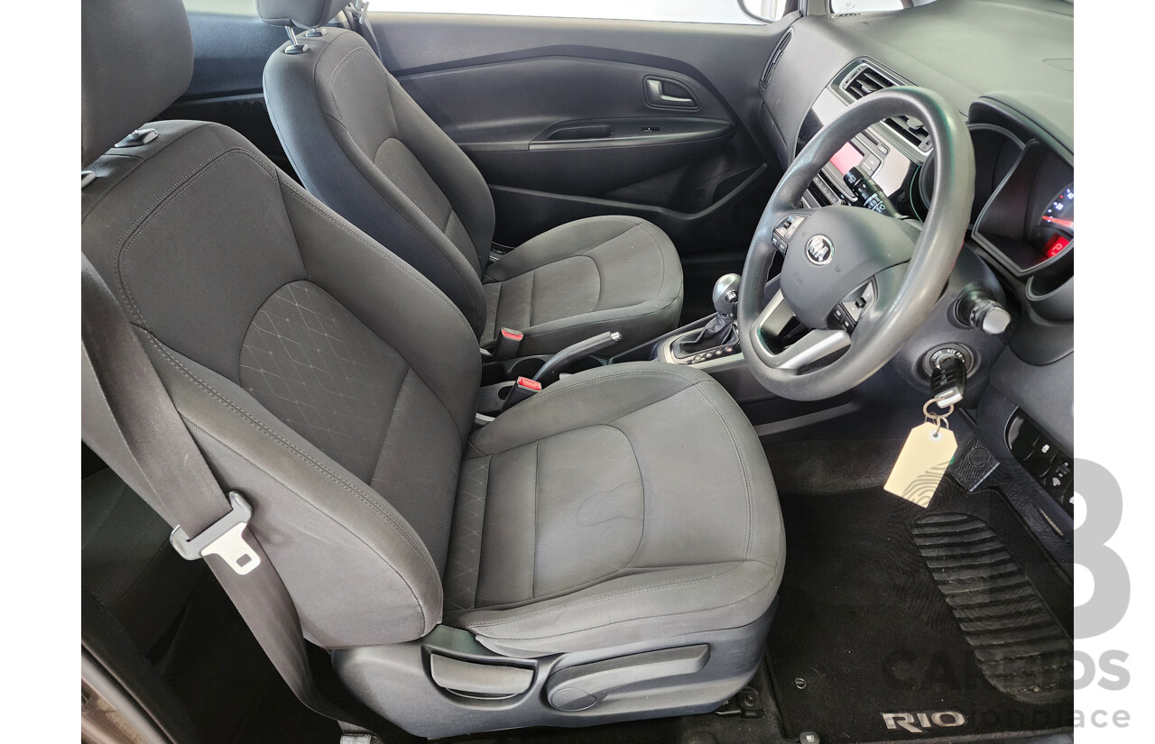 7/2016 Kia RIO S UB MY16 3d Hatchback Brown 1.4L