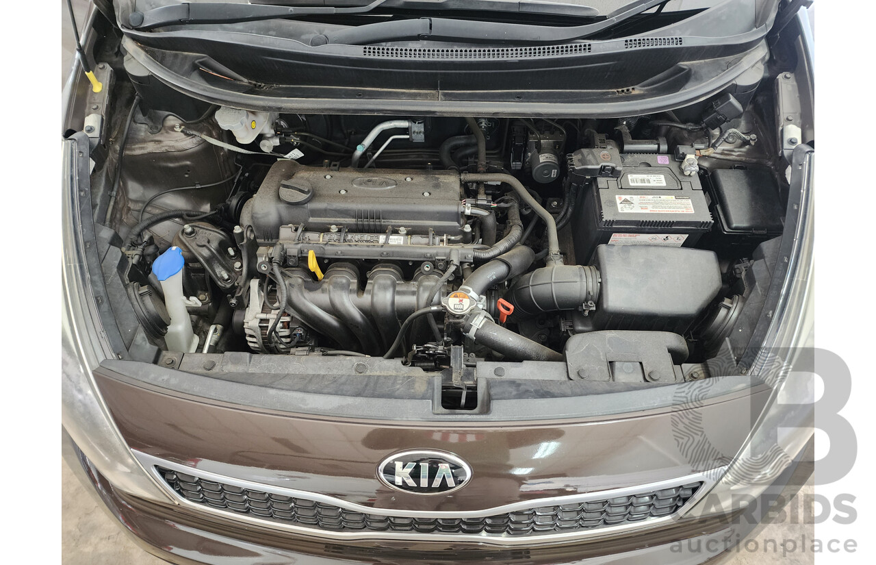 7/2016 Kia RIO S UB MY16 3d Hatchback Brown 1.4L