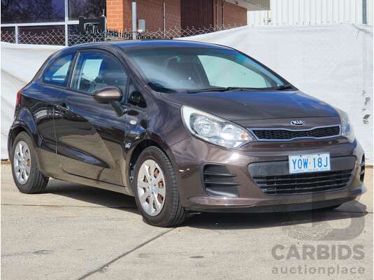 7/2016 Kia RIO S UB MY16 3d Hatchback Brown 1.4L