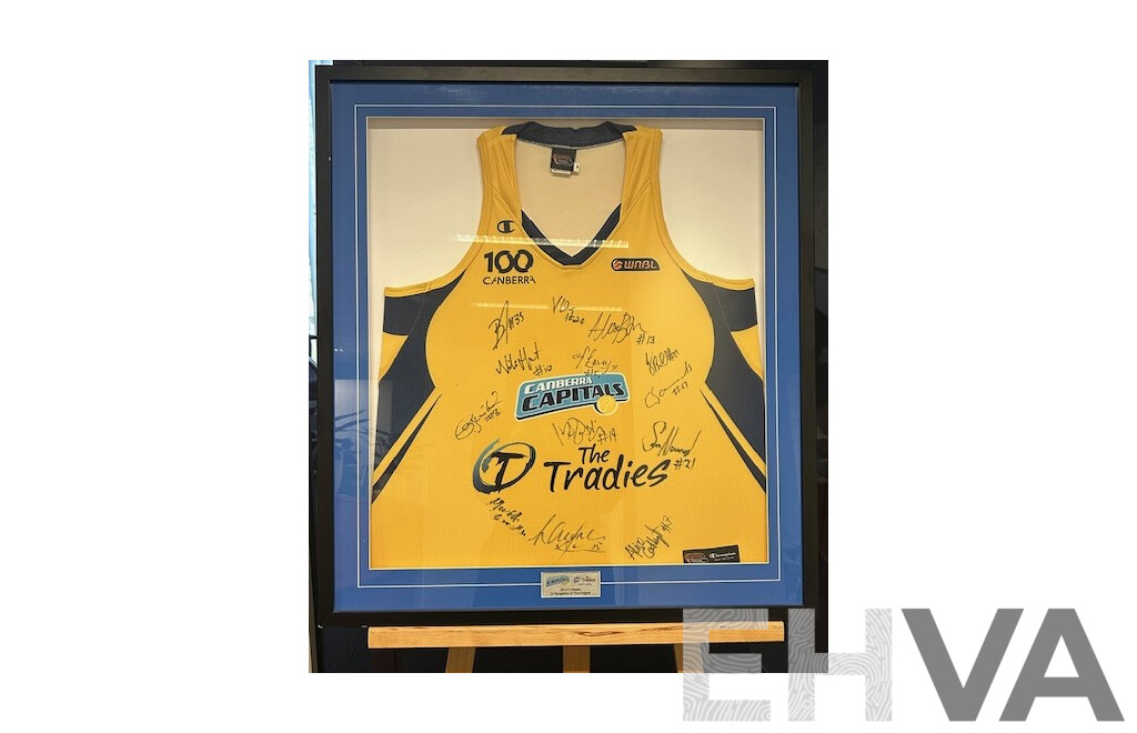 L40 - Signed Canberra Capitals Jersey 2012 - 2013 Season