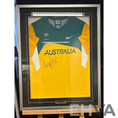 LOT 43. Signed Lauren Jackson Jersey