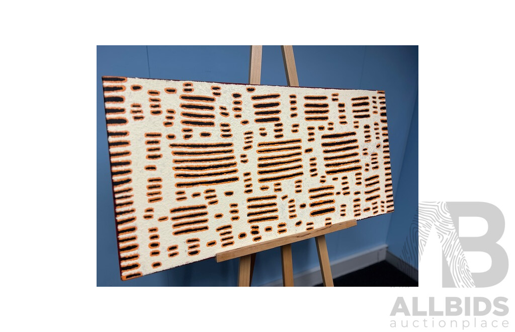 Indigenous Art Work Clara Napurrula 51x102CM