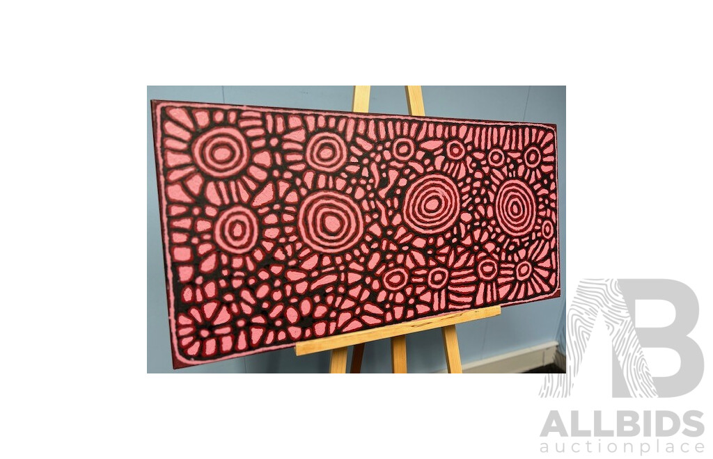Indigenous Art Work Josephine Napurrula 51X102CM