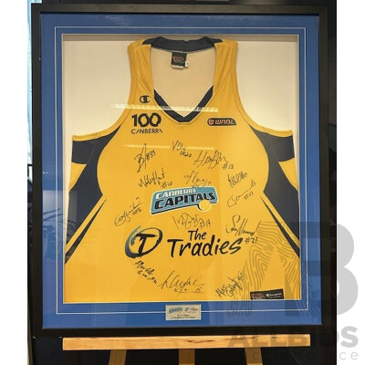 Signed Canberra Capitals Jersey 2012 - 2013 season