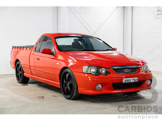 6/2006 Ford Falcon XLS BF Utility Super Cab Vixen Red 4.0L