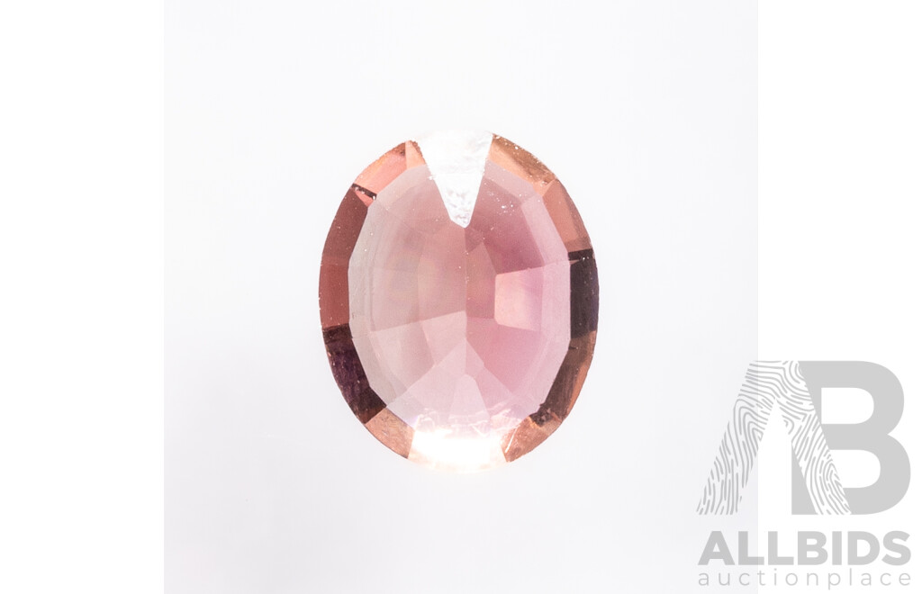 Rubellite Tourmaline Natural Oval Cut Gemstone, 1.30ct