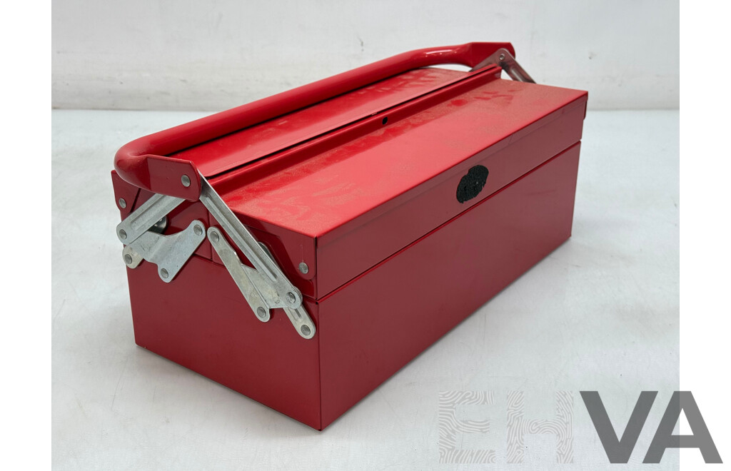 Tool Box with Assorted Hand Tools