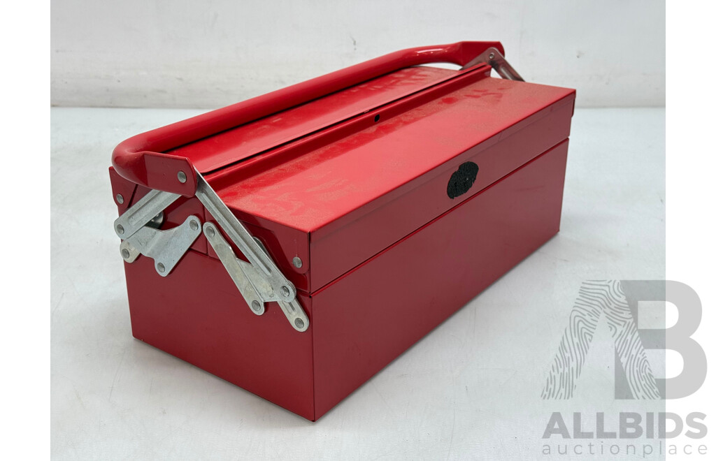 Tool Box with Assorted Hand Tools