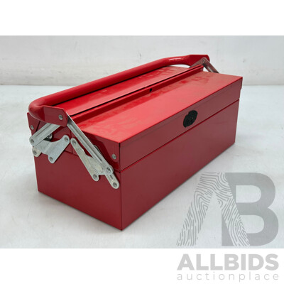 Tool Box with Assorted Hand Tools