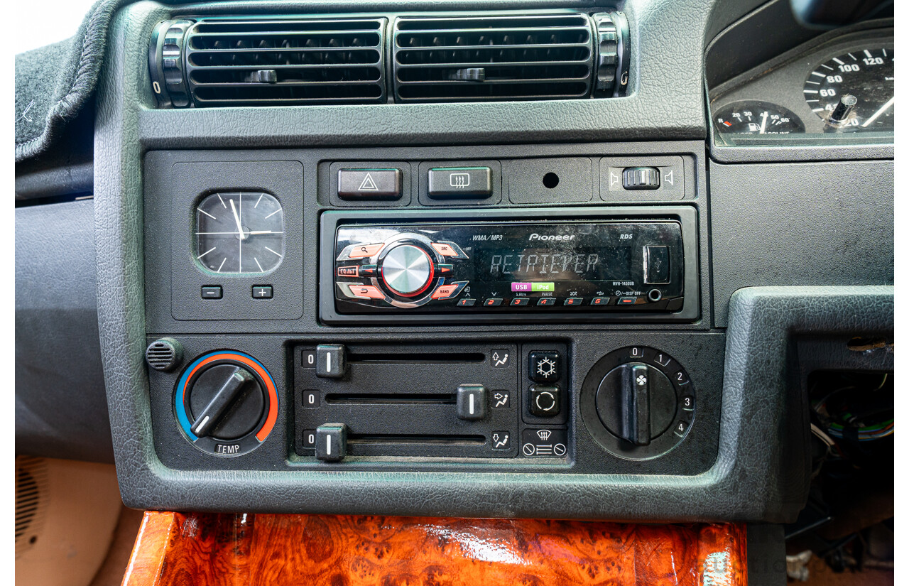 9/1988 BMW 320i E30 2d Coupe Zinoberrot (Vermillion) Red 2.0L