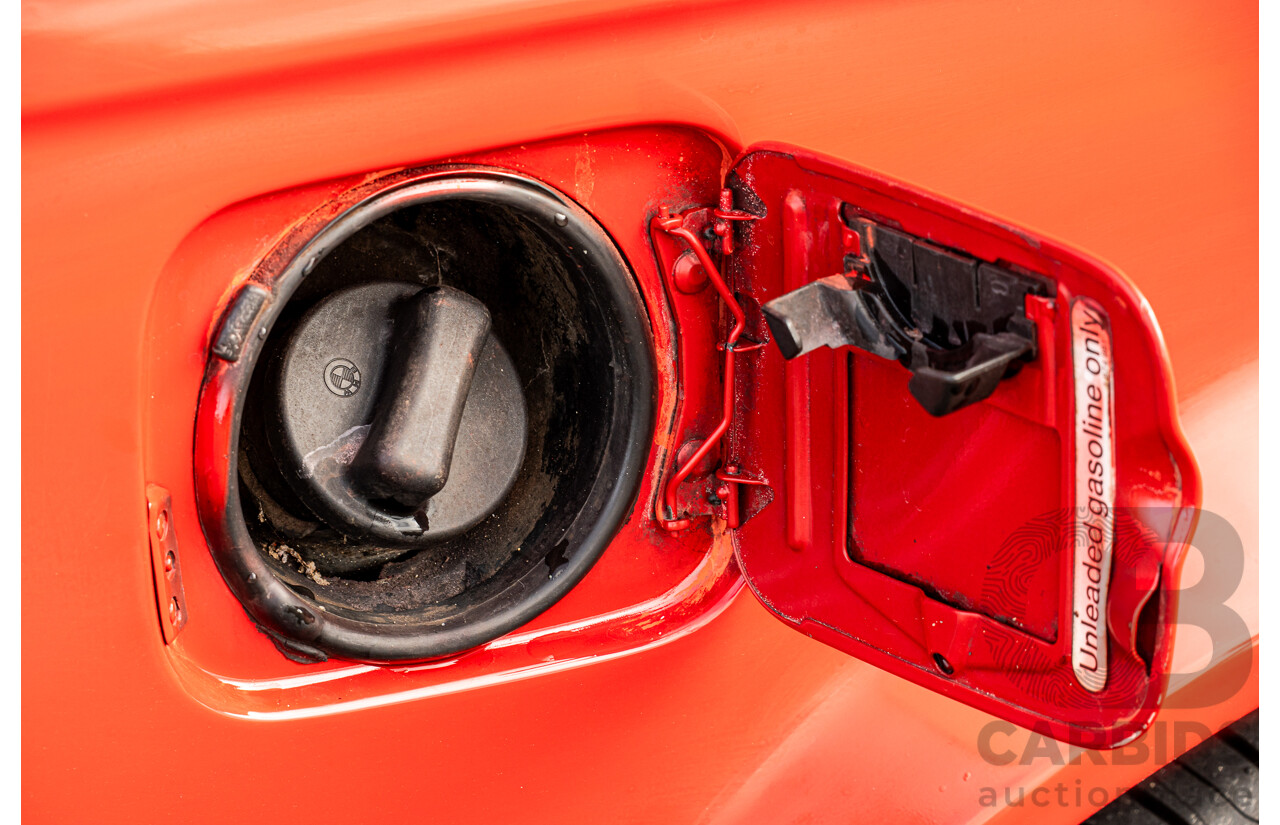 9/1988 BMW 320i E30 2d Coupe Zinoberrot (Vermillion) Red 2.0L