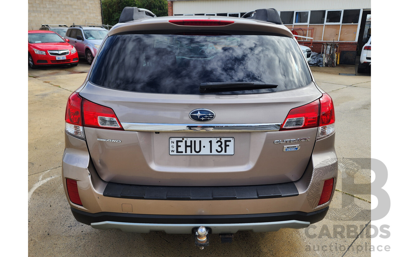 11/2013 Subaru Outback 2.0D MY14 4d Wagon Bronze 2.0L