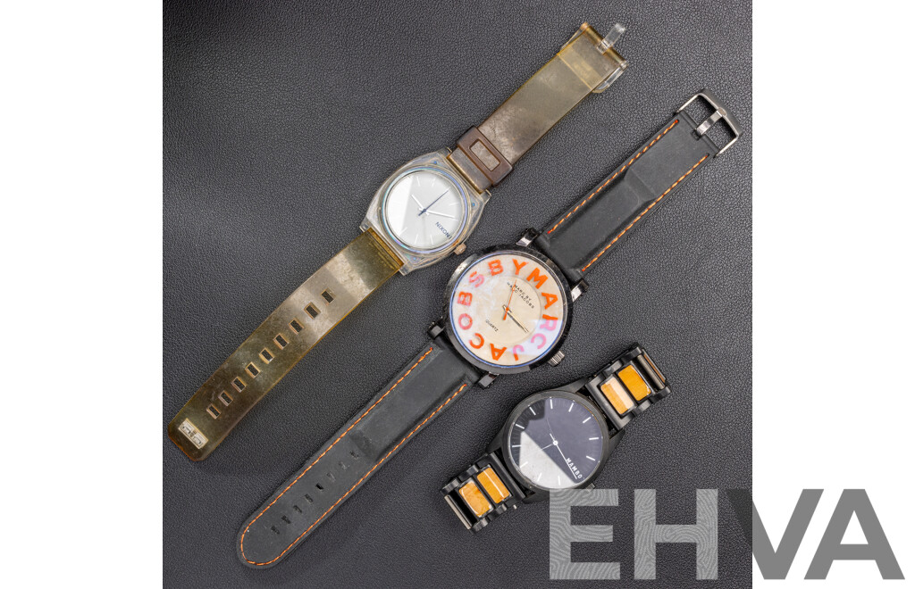Marc Jacobs, Nixon & Mambo (3) Mens Watches
