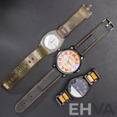 Marc Jacobs, Nixon & Mambo (3) Mens Watches