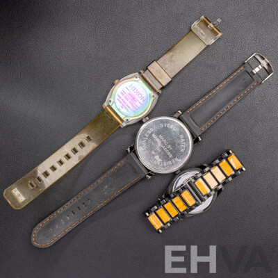 Marc Jacobs, Nixon & Mambo (3) Mens Watches