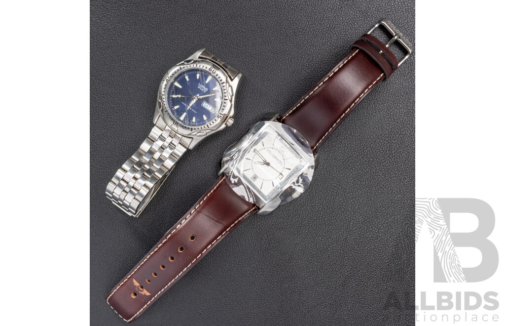 Colorado Mens Watch (as New) & Lorus Sports Mens Watch, Both in Original Presentation Boxes