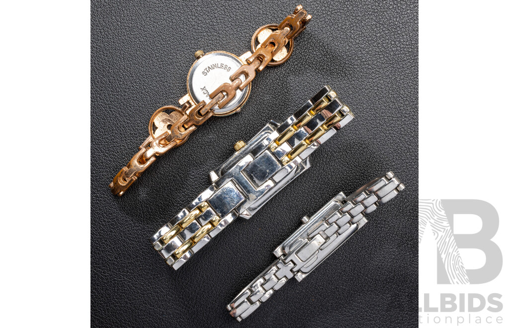 Citizen Petite Eco-drive Watch G620-S058384, Wanyi Quartz 9074 & Goldmark G556714 Watches