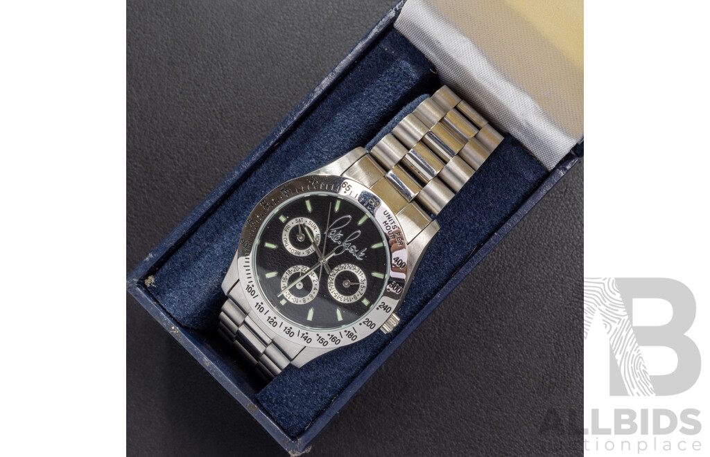 Bradford Exchange Peter Brock 'Brock 05 King of the Mountain' Collectors Watch, as New