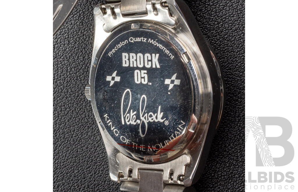 Bradford Exchange Peter Brock 'Brock 05 King of the Mountain' Collectors Watch, as New