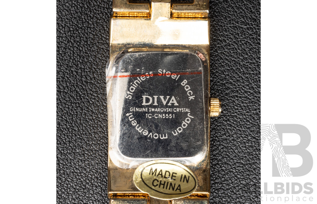 Fossil Hybrid Smartwatch with Interchanging Bezels & Diva Ladies Dress Watch, Both in Original Boxes