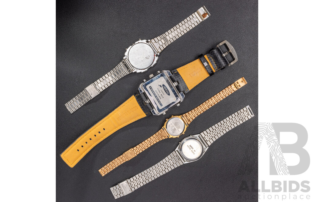 Ohsen AD0930 Digital Mens Watch with Telstar, Luca & Chrono Vintage Digital Watches