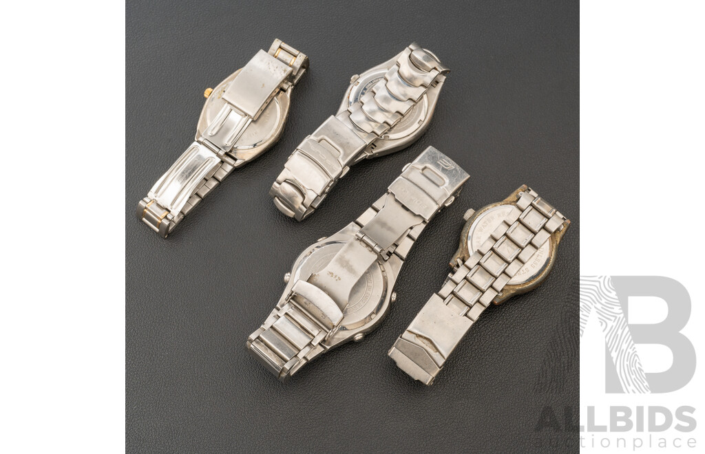 Collection of (4) Mens Watches - Rip Curl, Ediface Casio, Ascot, Sekonda