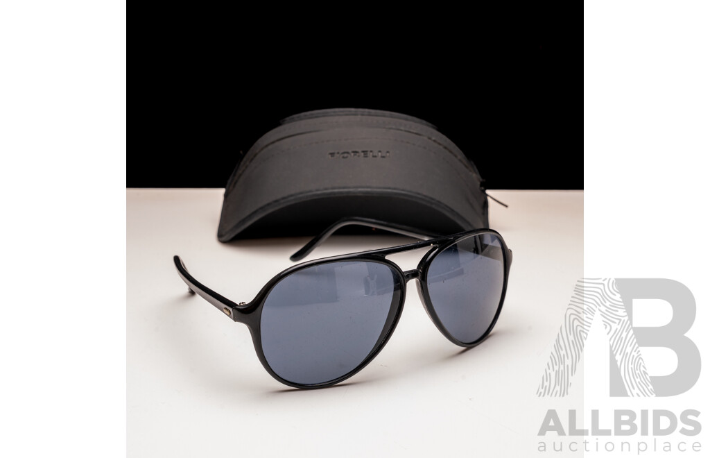 Bollé IREX TRG Vintage Sunglasses, Black Frame