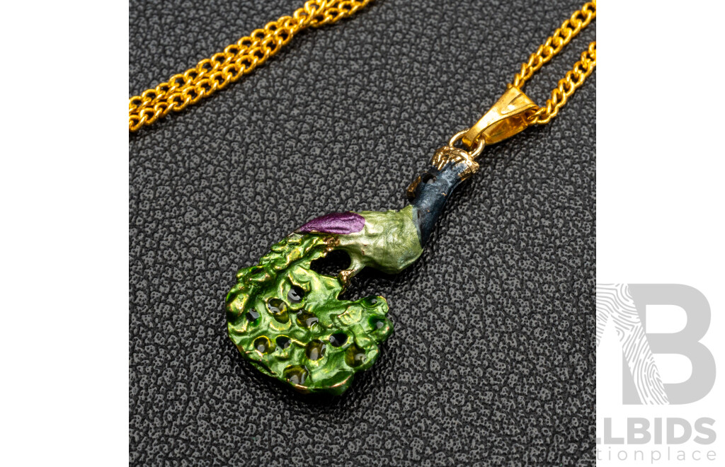 Cloisonne Kangaroo with Joey & Peacock (with Pendant) Bejewelled Trinket Boxes