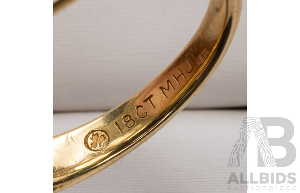 18ct Michael Hill Diamond Cluster Ring, TDW 0.50ct, Size M, 4.43 Grams