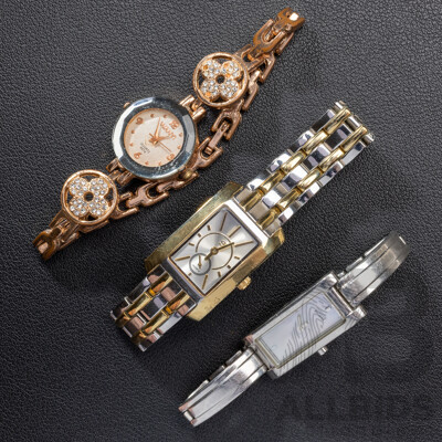 Citizen Petite Eco-drive Watch G620-S058384, Wanyi Quartz 9074 & Goldmark G556714 Watches