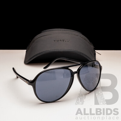 Bollé IREX TRG Vintage Sunglasses, Black Frame