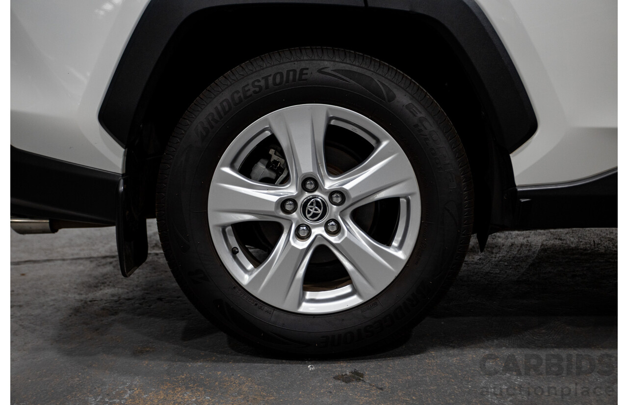 07/2020 Toyota Rav4 GX (AWD) HYBRID NAV AXAH54R 5D Wagon Glasier White  2.5L - 88kw Hybrid