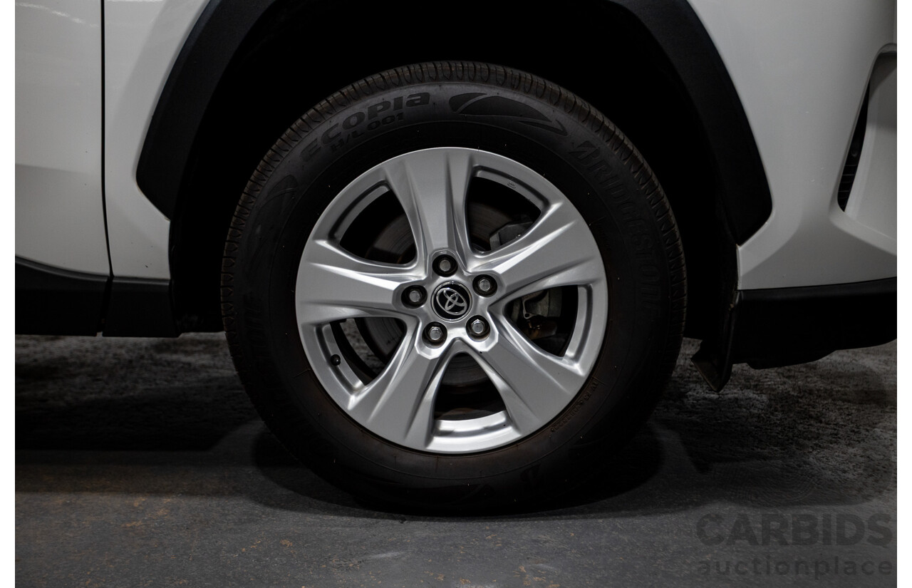 07/2020 Toyota Rav4 GX (AWD) HYBRID NAV AXAH54R 5D Wagon Glasier White  2.5L - 88kw Hybrid