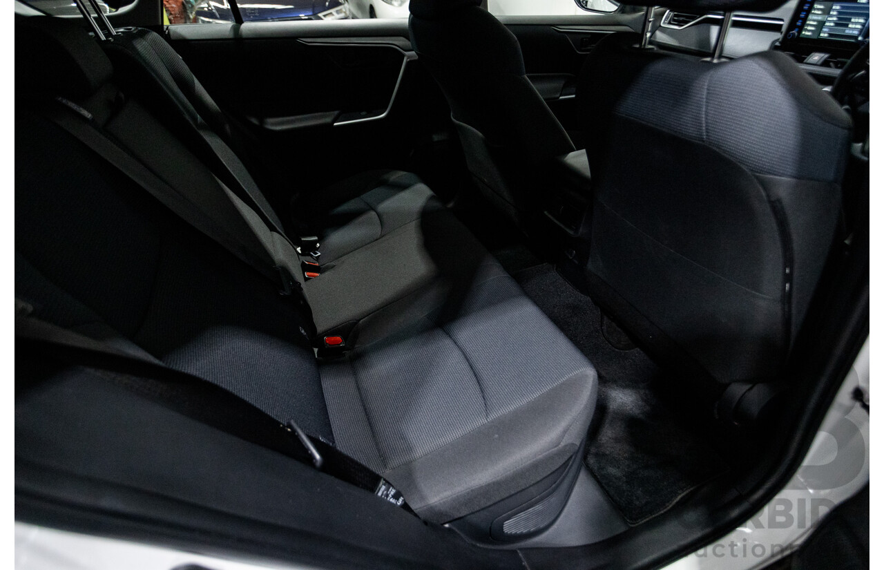 07/2020 Toyota Rav4 GX (AWD) HYBRID NAV AXAH54R 5D Wagon Glasier White  2.5L - 88kw Hybrid