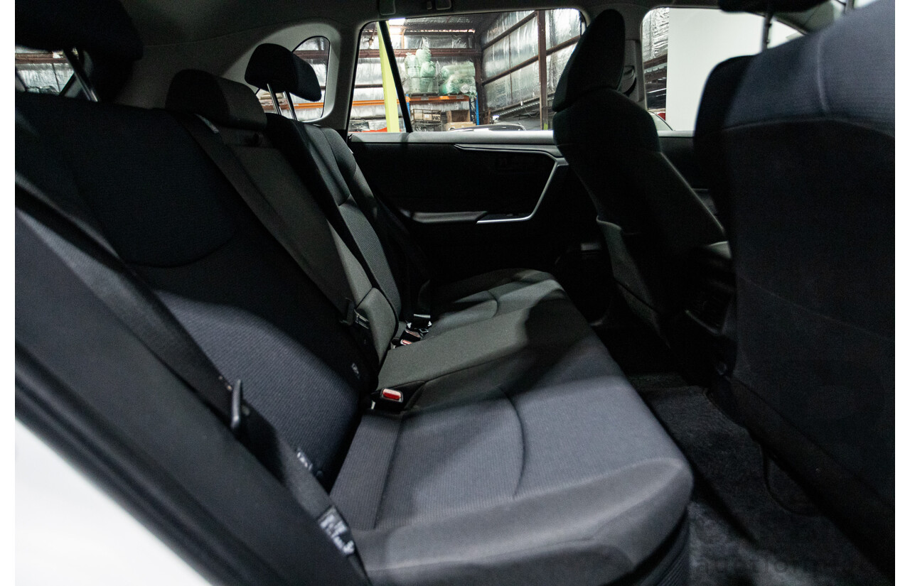07/2020 Toyota Rav4 GX (AWD) HYBRID NAV AXAH54R 5D Wagon Glasier White  2.5L - 88kw Hybrid