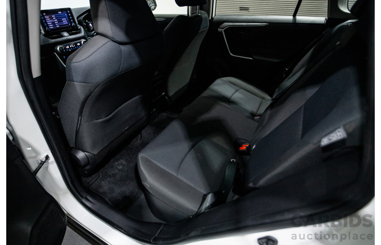 07/2020 Toyota Rav4 GX (AWD) HYBRID NAV AXAH54R 5D Wagon Glasier White  2.5L - 88kw Hybrid