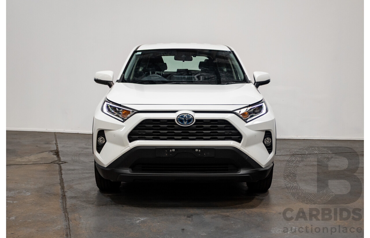 07/2020 Toyota Rav4 GX (AWD) HYBRID NAV AXAH54R 5D Wagon Glasier White  2.5L - 88kw Hybrid