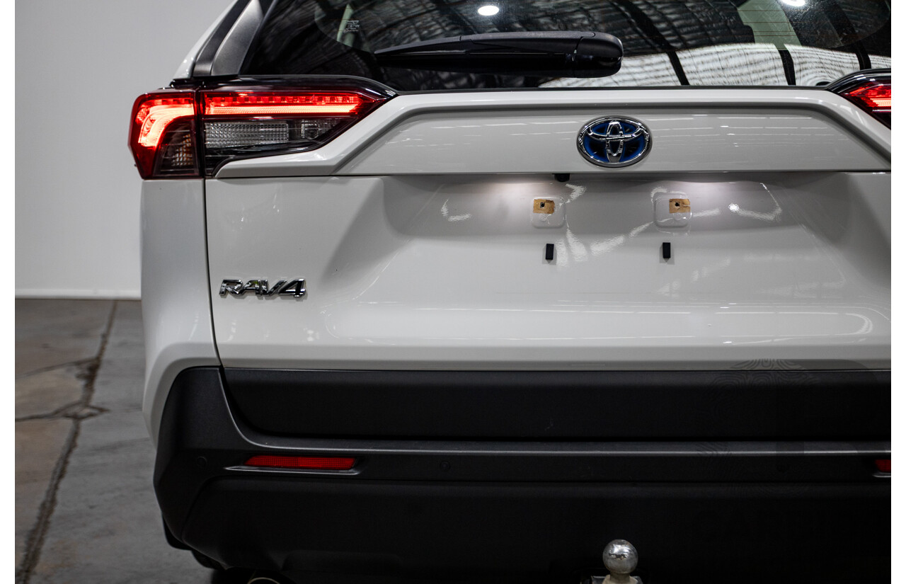 07/2020 Toyota Rav4 GX (AWD) HYBRID NAV AXAH54R 5D Wagon Glasier White  2.5L - 88kw Hybrid