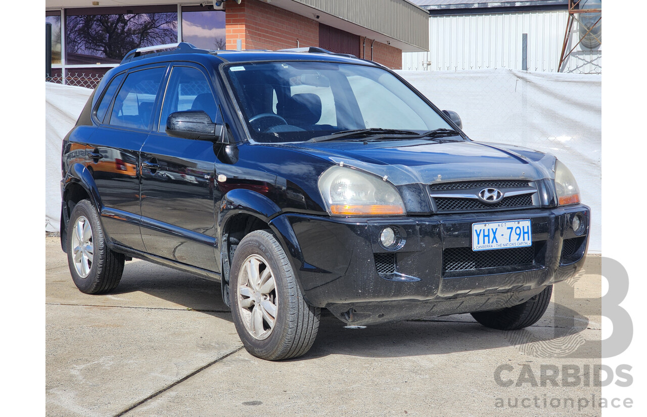 4/2009 Hyundai Tucson CITY SX 08 UPGRADE 4d Wagon Black 2.0L