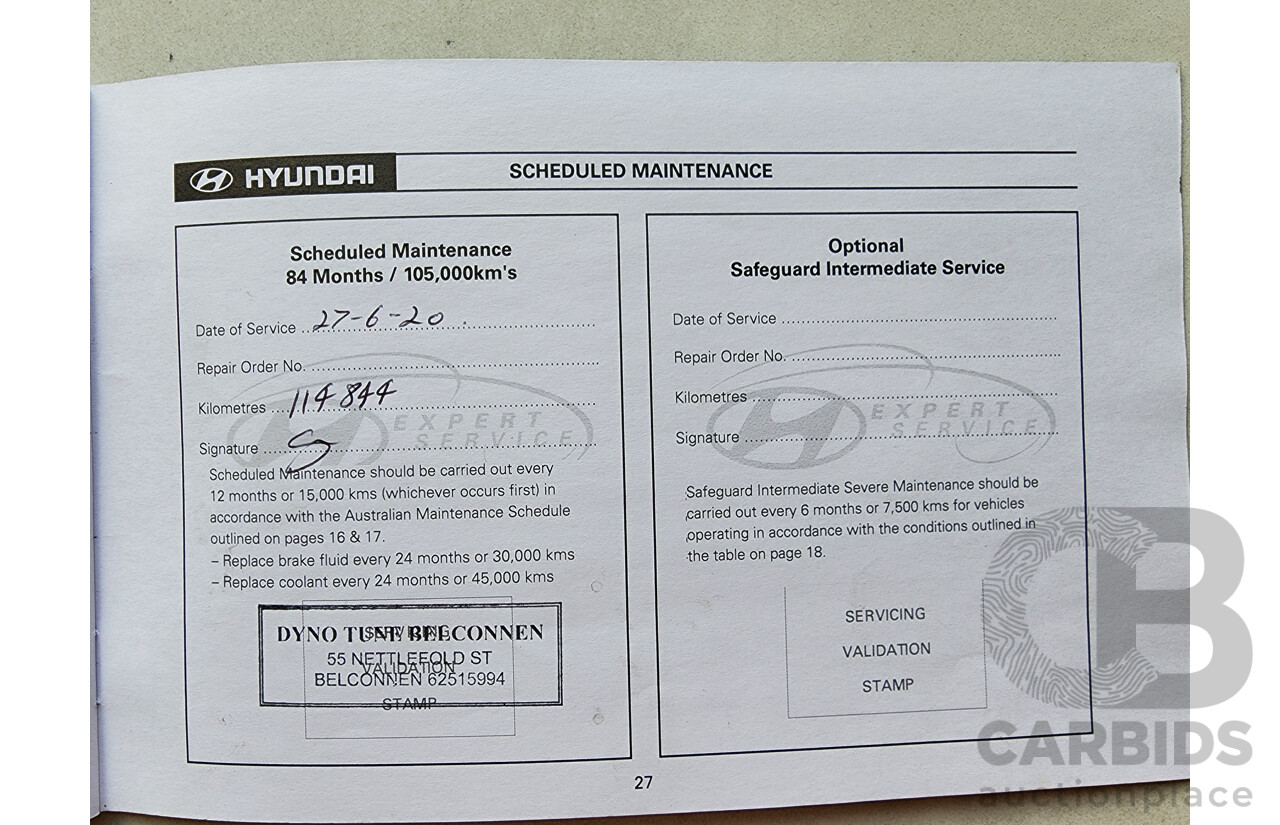 4/2009 Hyundai Tucson CITY SX 08 UPGRADE 4d Wagon Black 2.0L