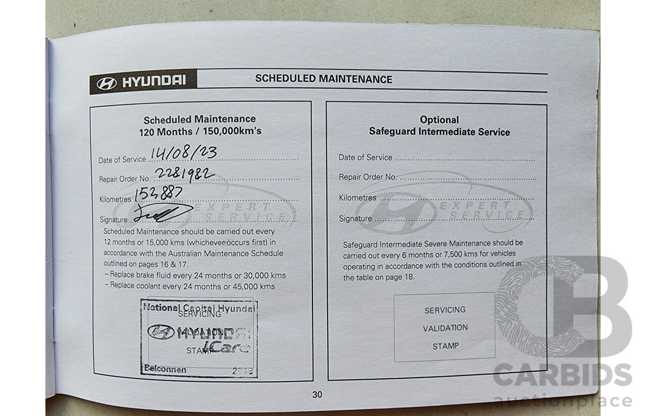 4/2009 Hyundai Tucson CITY SX 08 UPGRADE 4d Wagon Black 2.0L