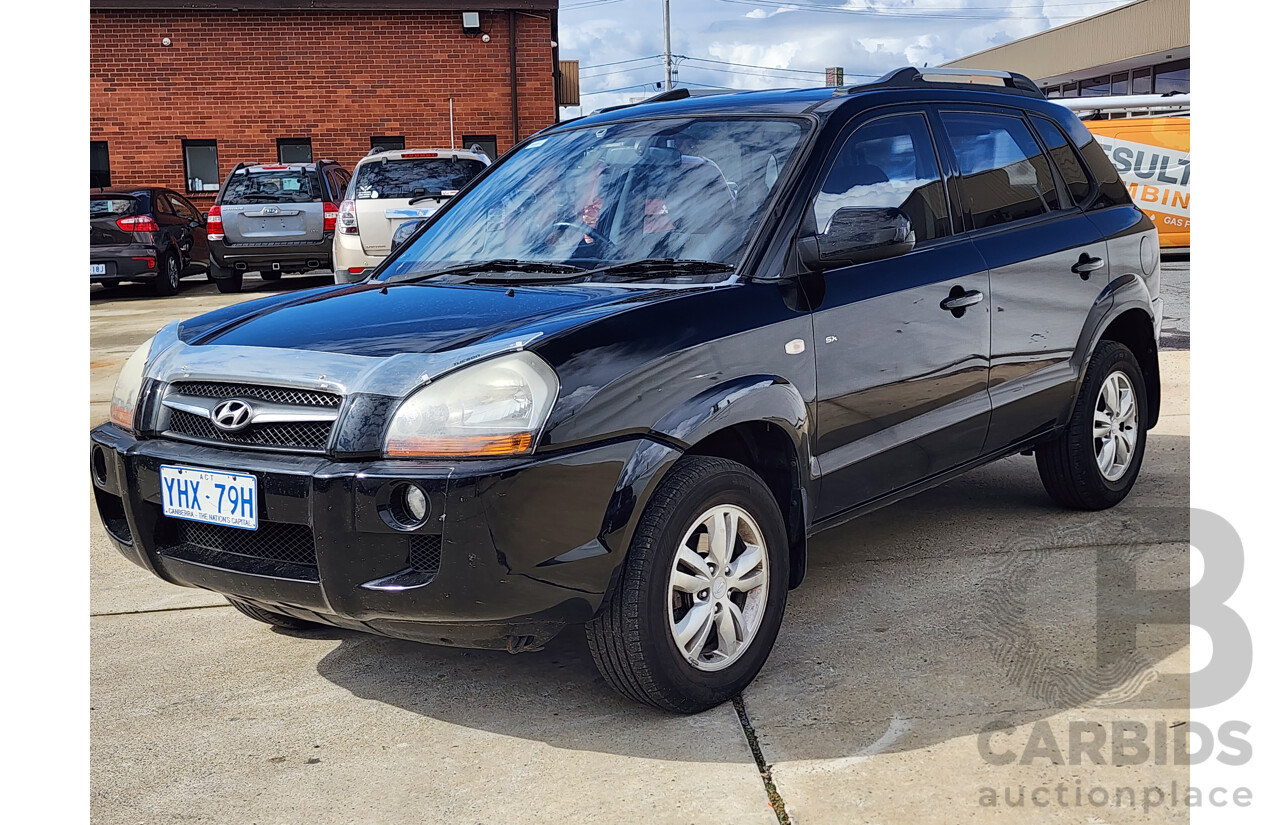 4/2009 Hyundai Tucson CITY SX 08 UPGRADE 4d Wagon Black 2.0L