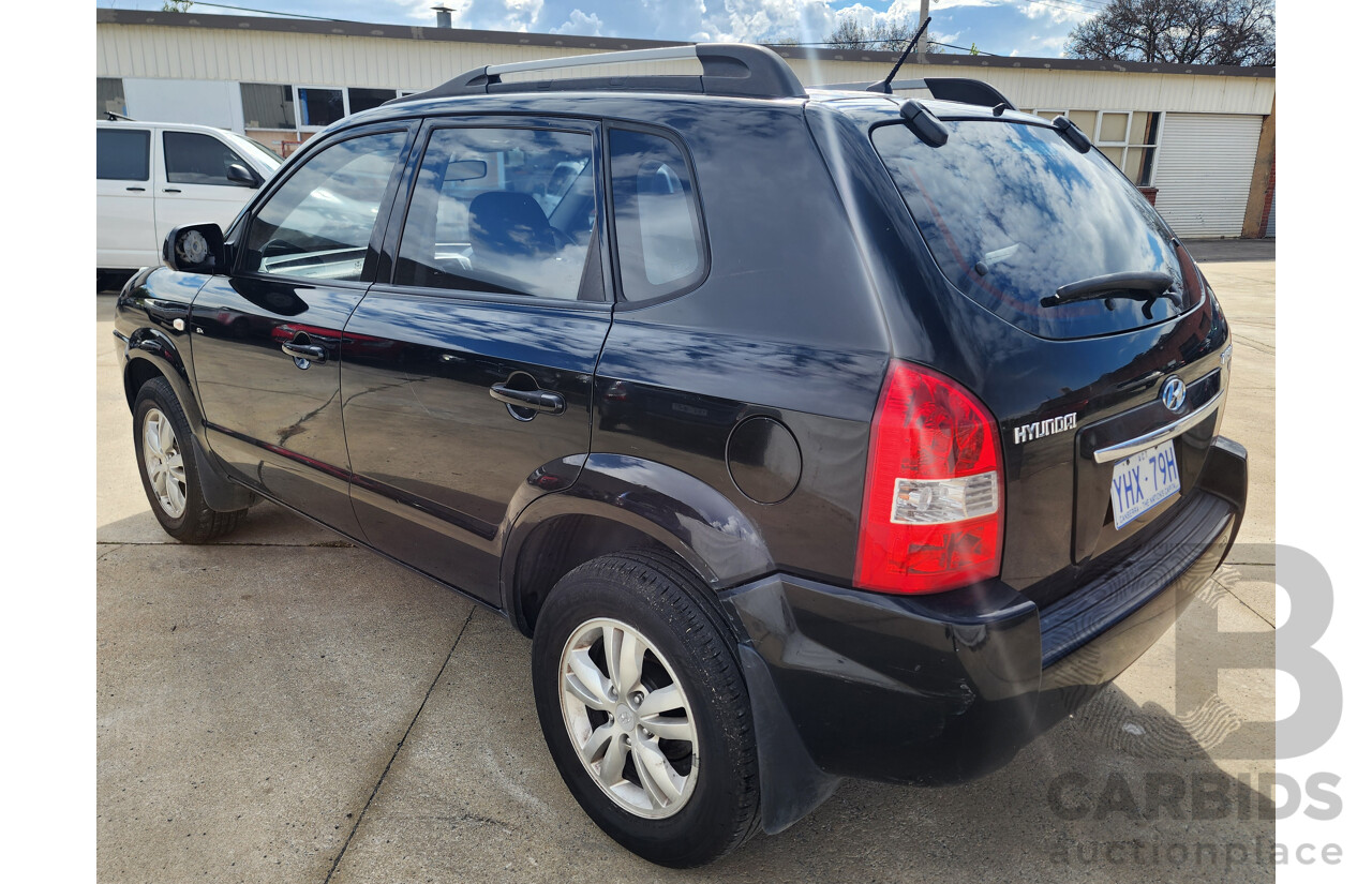 4/2009 Hyundai Tucson CITY SX 08 UPGRADE 4d Wagon Black 2.0L