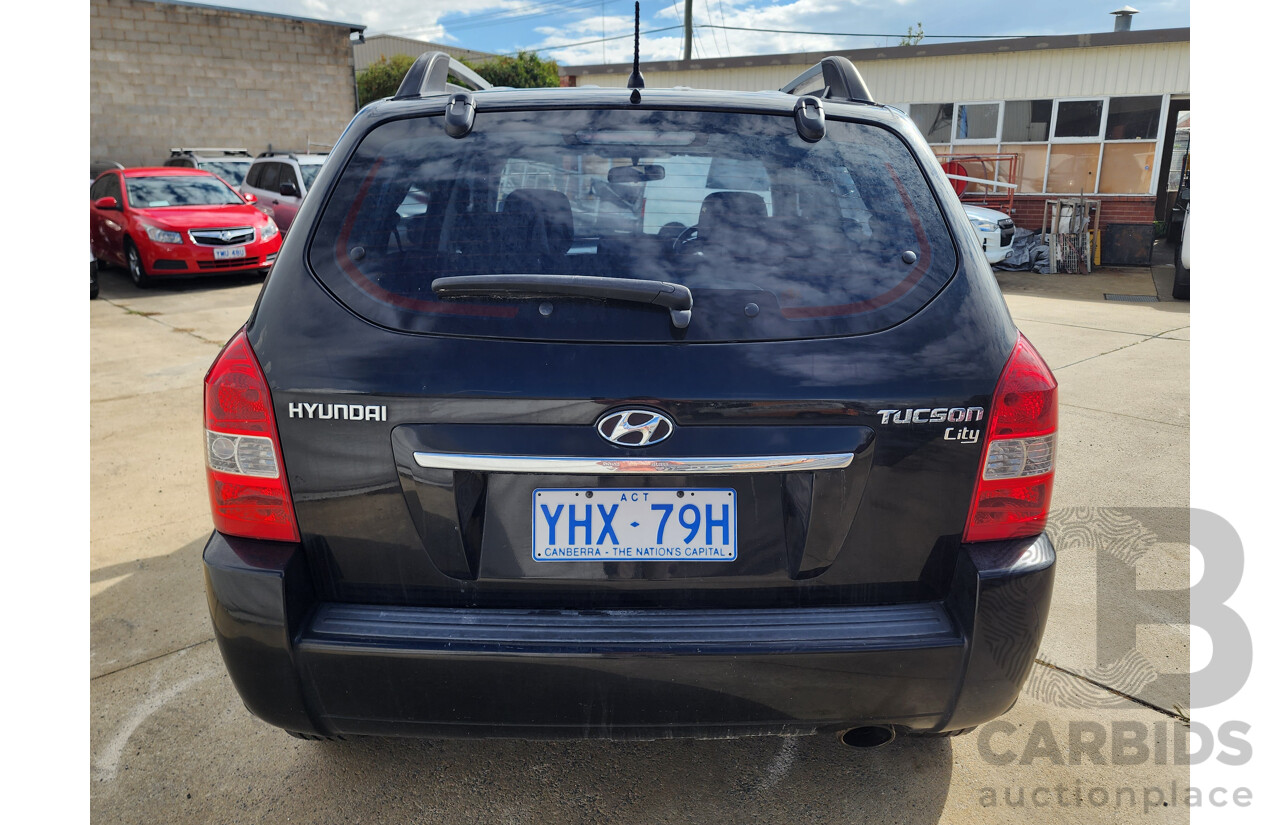 4/2009 Hyundai Tucson CITY SX 08 UPGRADE 4d Wagon Black 2.0L