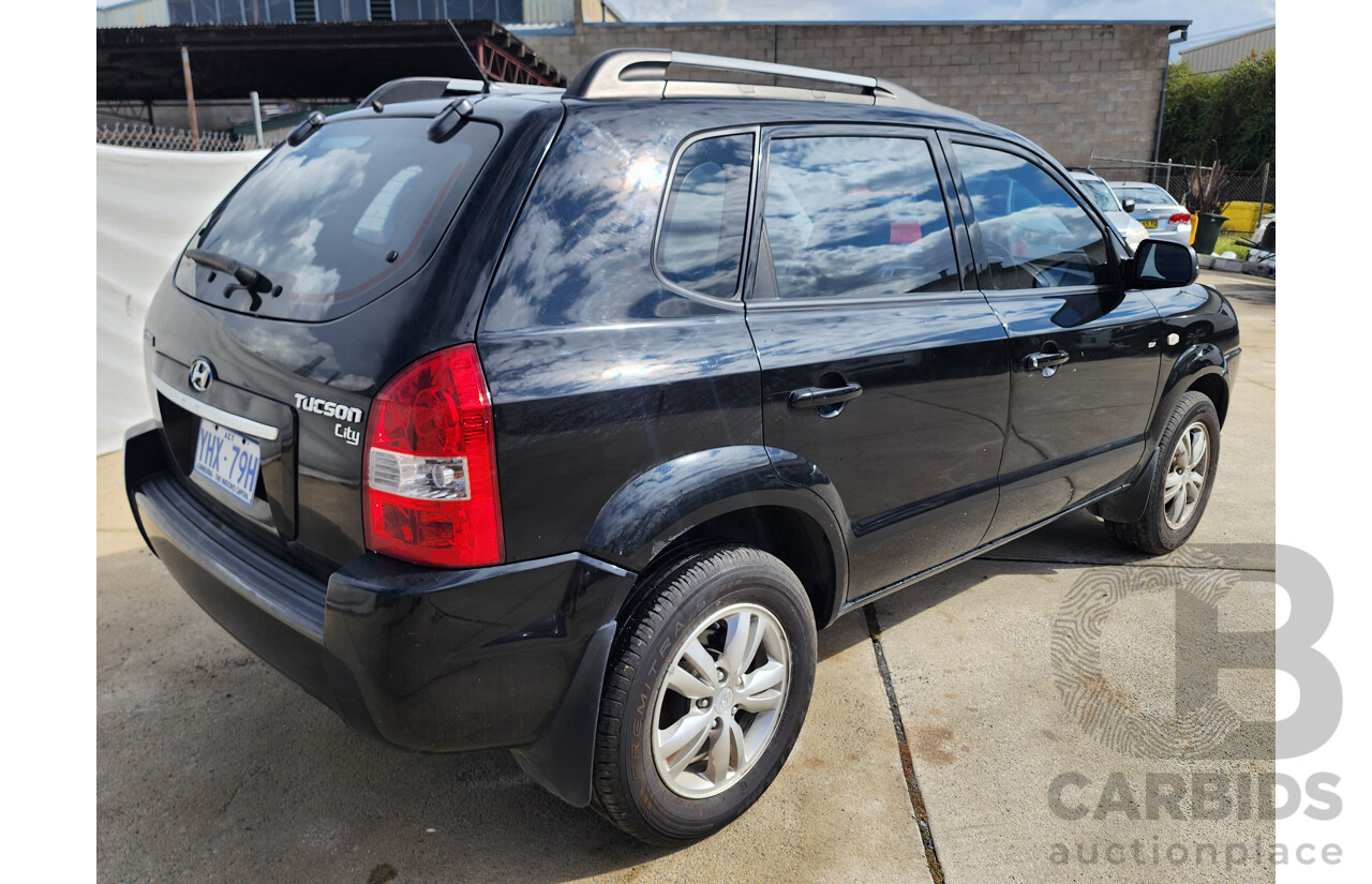 4/2009 Hyundai Tucson CITY SX 08 UPGRADE 4d Wagon Black 2.0L