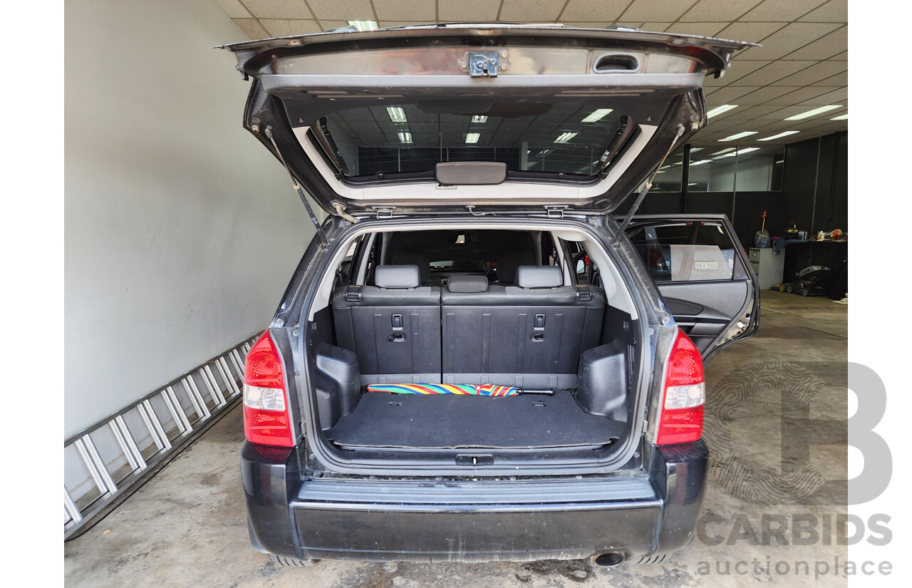4/2009 Hyundai Tucson CITY SX 08 UPGRADE 4d Wagon Black 2.0L