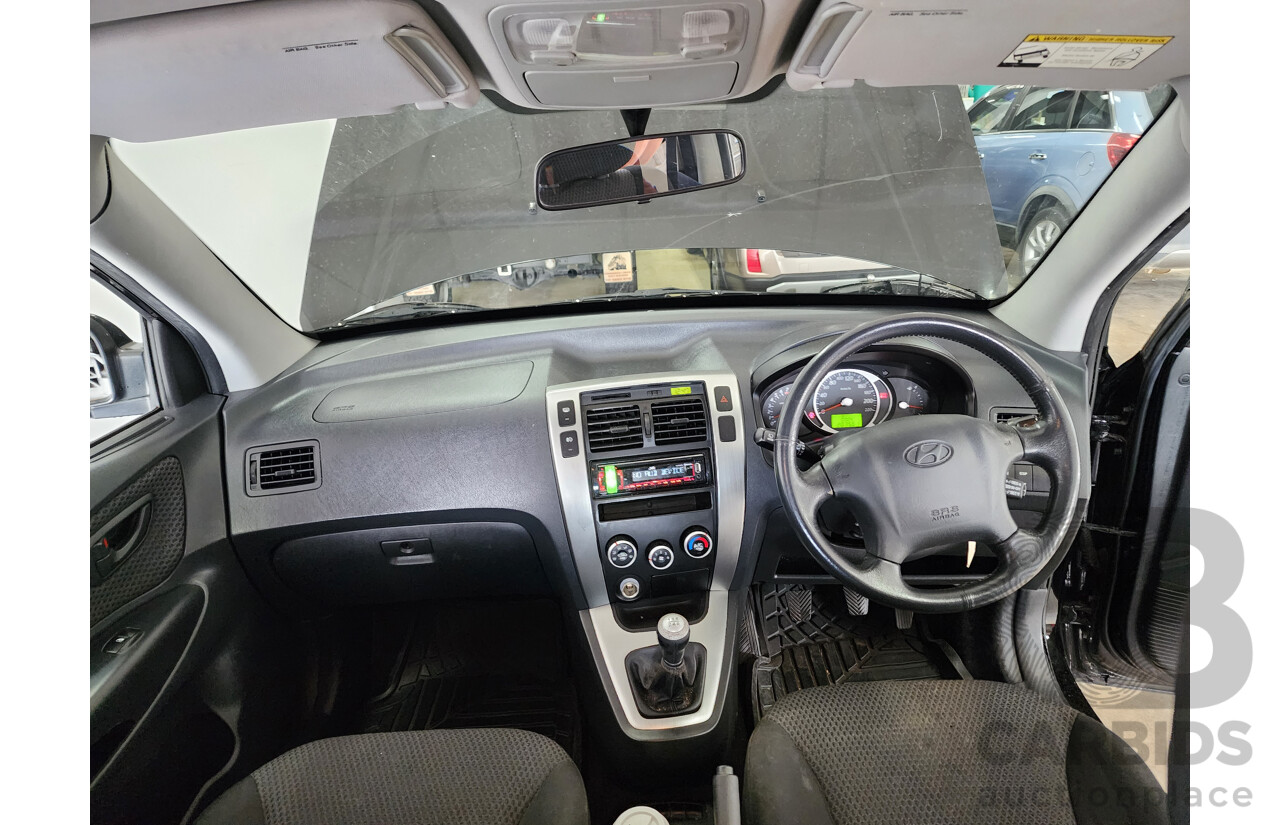 4/2009 Hyundai Tucson CITY SX 08 UPGRADE 4d Wagon Black 2.0L